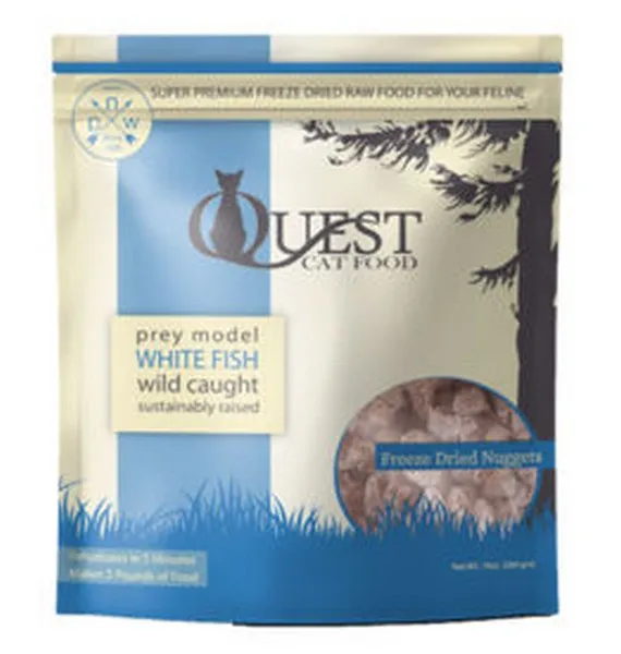 10oz Steve's Quest White Fish Freeze Dried Nuggets For Cats - Treats